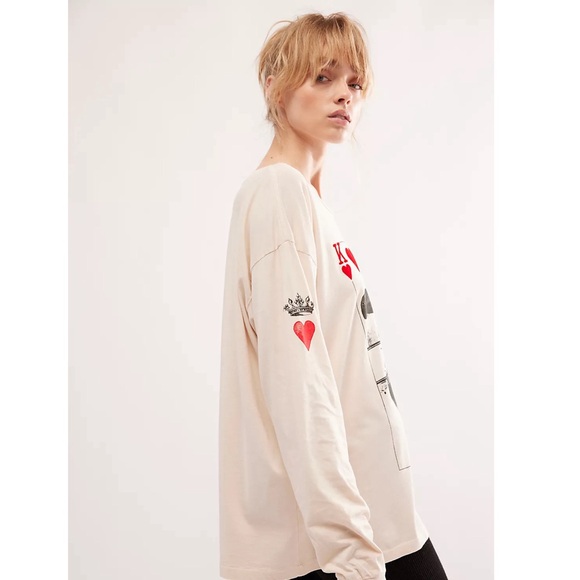 New Free People Daydreamer Sun Records X Elvis King Tee Size Small - Picture 4 of 10